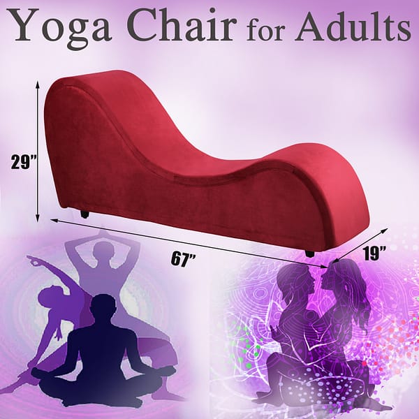Premium Tantra Chairs for Yoga Sex Posture – Heavy Duty Chaise Lounge Chair for Adult Couples & Sex Furniture 3 sex yoga chairs