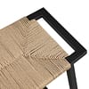 wicker black bar stool seat