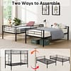 twin size bunk bed