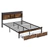 2302 Metal Platform Bed Frame -9
