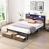 2302 Metal Platform Bed Frame -1
