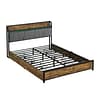 Vintage Brown Bed Frame-5