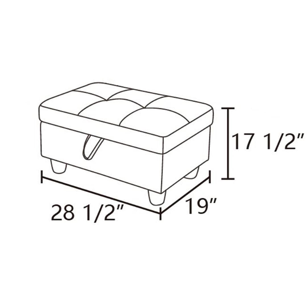 brown fabric sofa ottoman with storage (4)