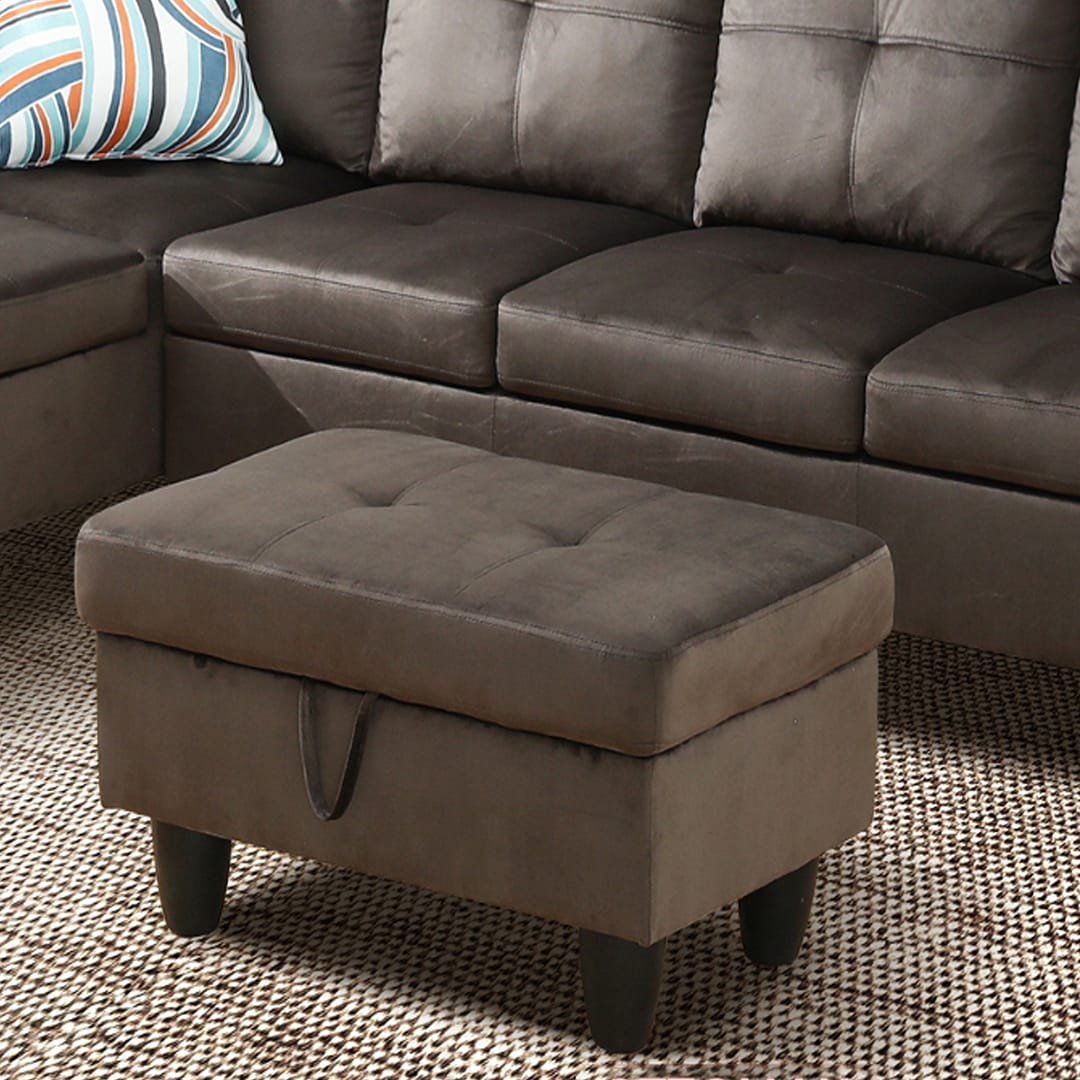 brown fabric sofa ottoman with storage (3)
