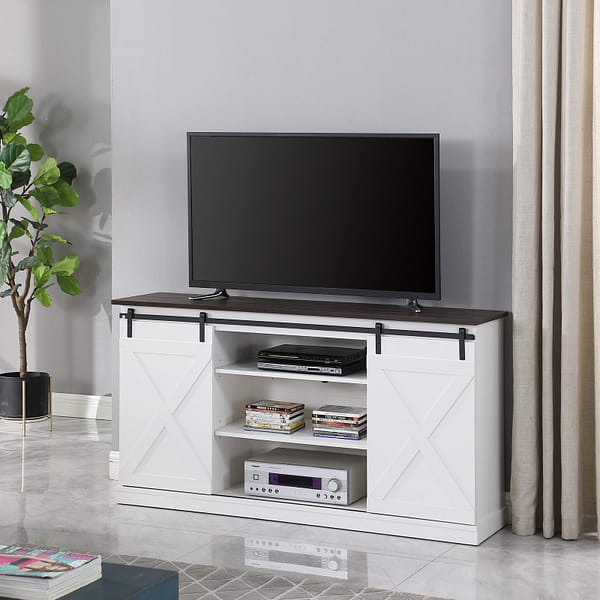 farmhouse wood tv stand