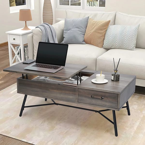 greatune mid century modern lift top coffee table