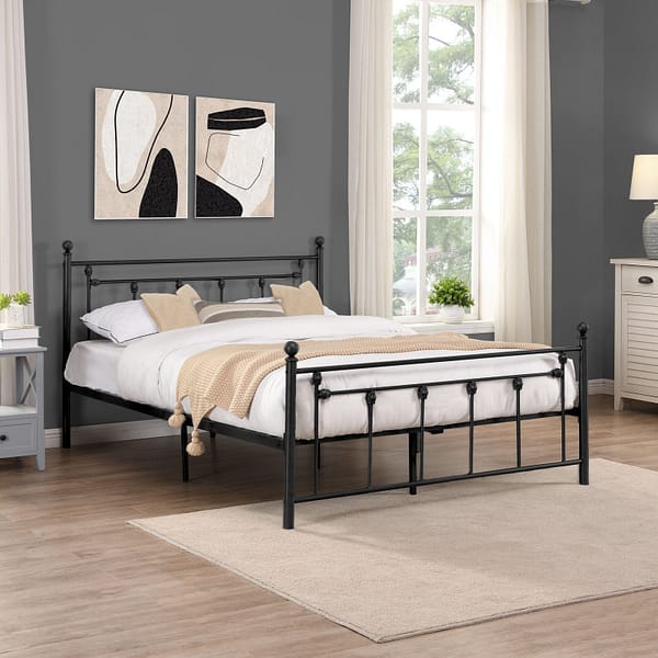 queen metal bed frame