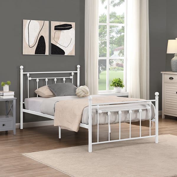 twin metal bed frame