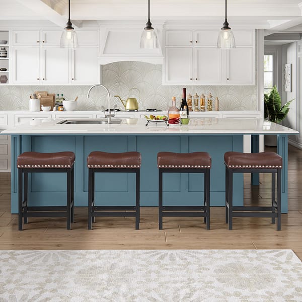 brown bar stools set of 3