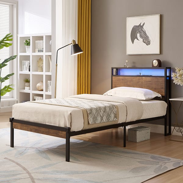 full size metal bed
