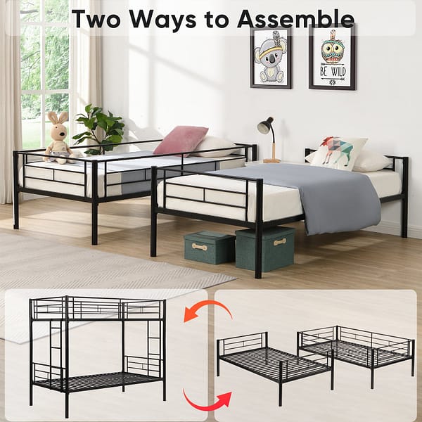 twin size bunk bed