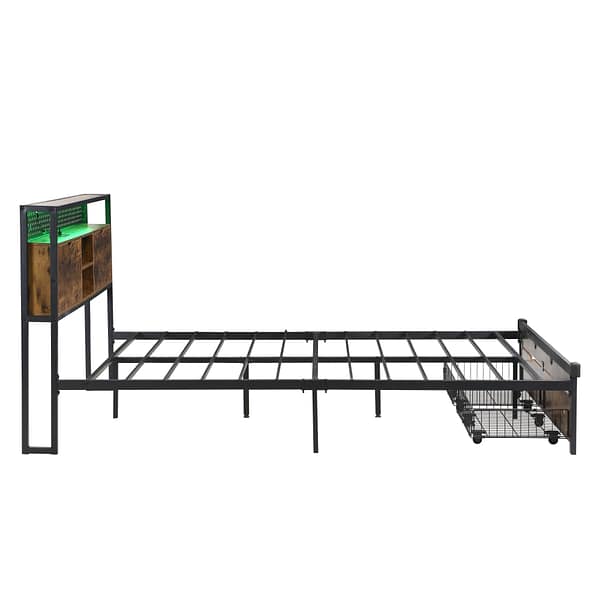 2302 Metal Platform Bed Frame -8