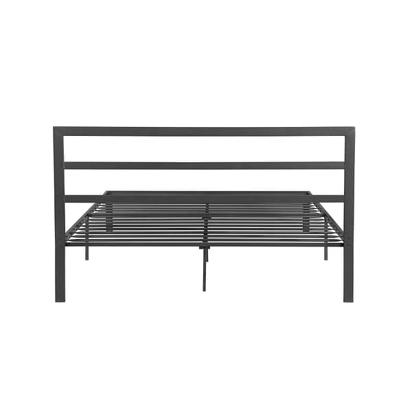 Grey Queen Size Bed Frame with Headboard (5)